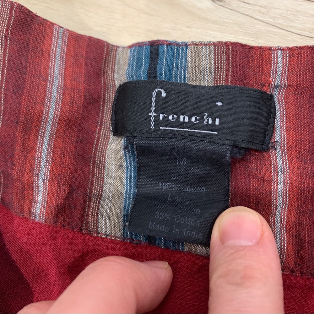 FRENCHI Striped Skirt - Picture 3 of 7
